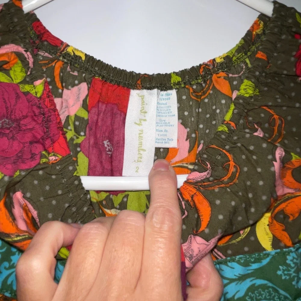 Matilda Jane Paint By Numbers Kids Girls Floral Bell Sleeve Dress Size 2‎